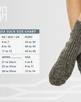 socks size chart