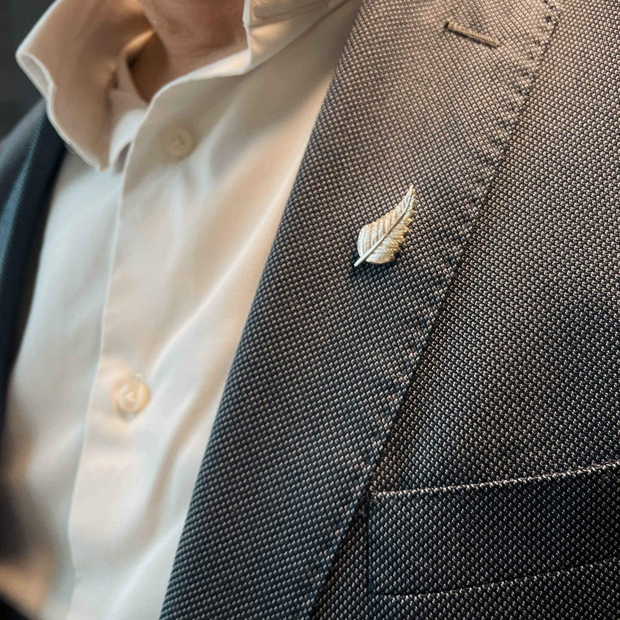 Silverfern pin badge