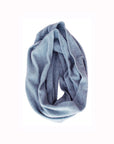 light blue loop scarf