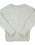 Light gray sweater on a white background