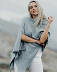 Woman wearing The Hills - Cashmere Wrap - Kapeka NZ