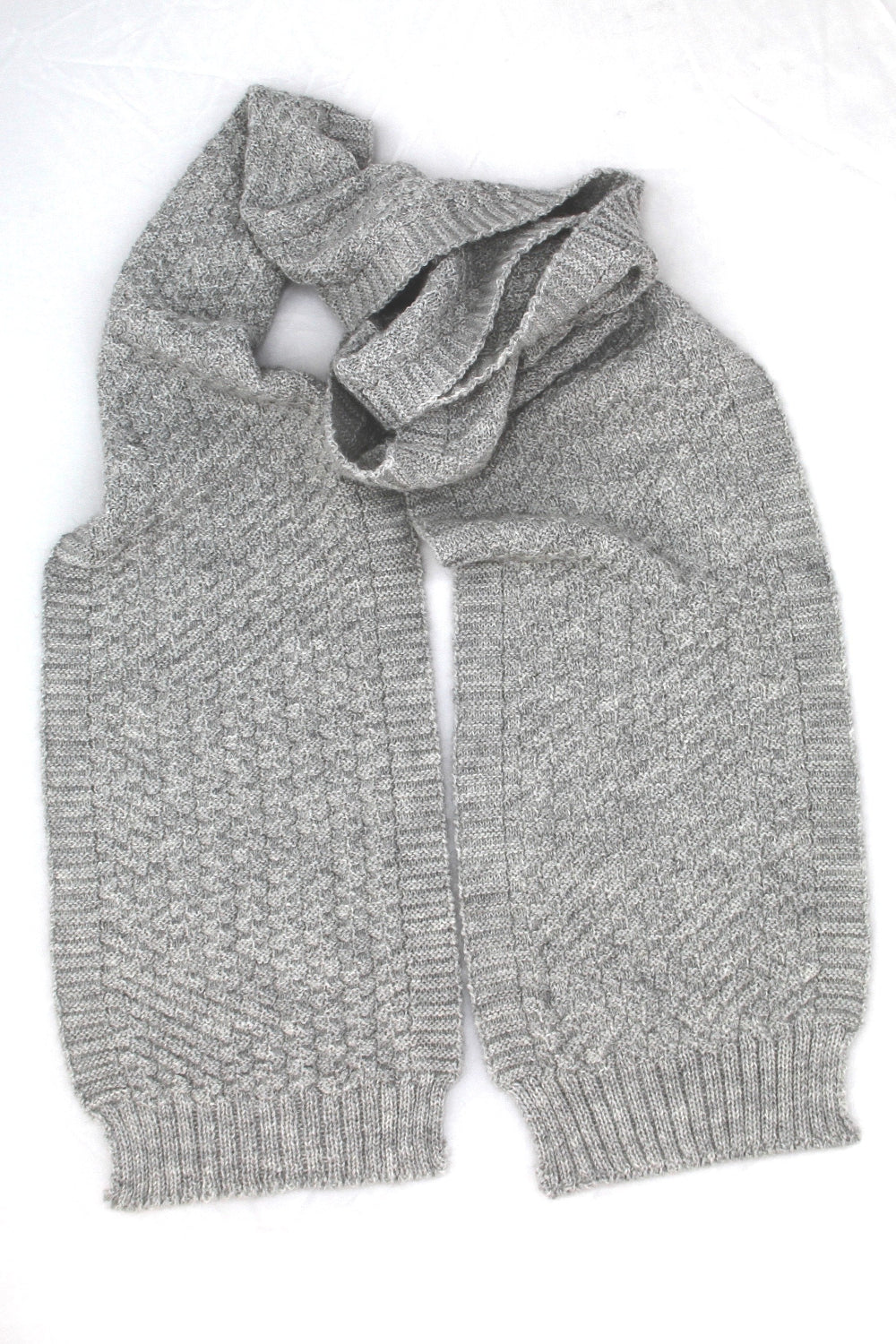 Taonga Alpaca Cashmere Scarf - Basket weave - Kapeka NZ