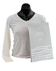 Women's White Merino Thermal Top - Kapeka NZ