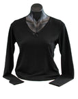 Women's Black Merino Thermal Top - Kapeka NZ