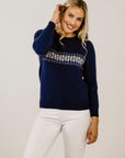 Cashmere Crystal Sweater - Kapeka NZ