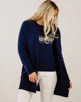 Cashmere Crystal Sweater - Kapeka NZ