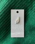 Silver Fern Pin | Solid Silver