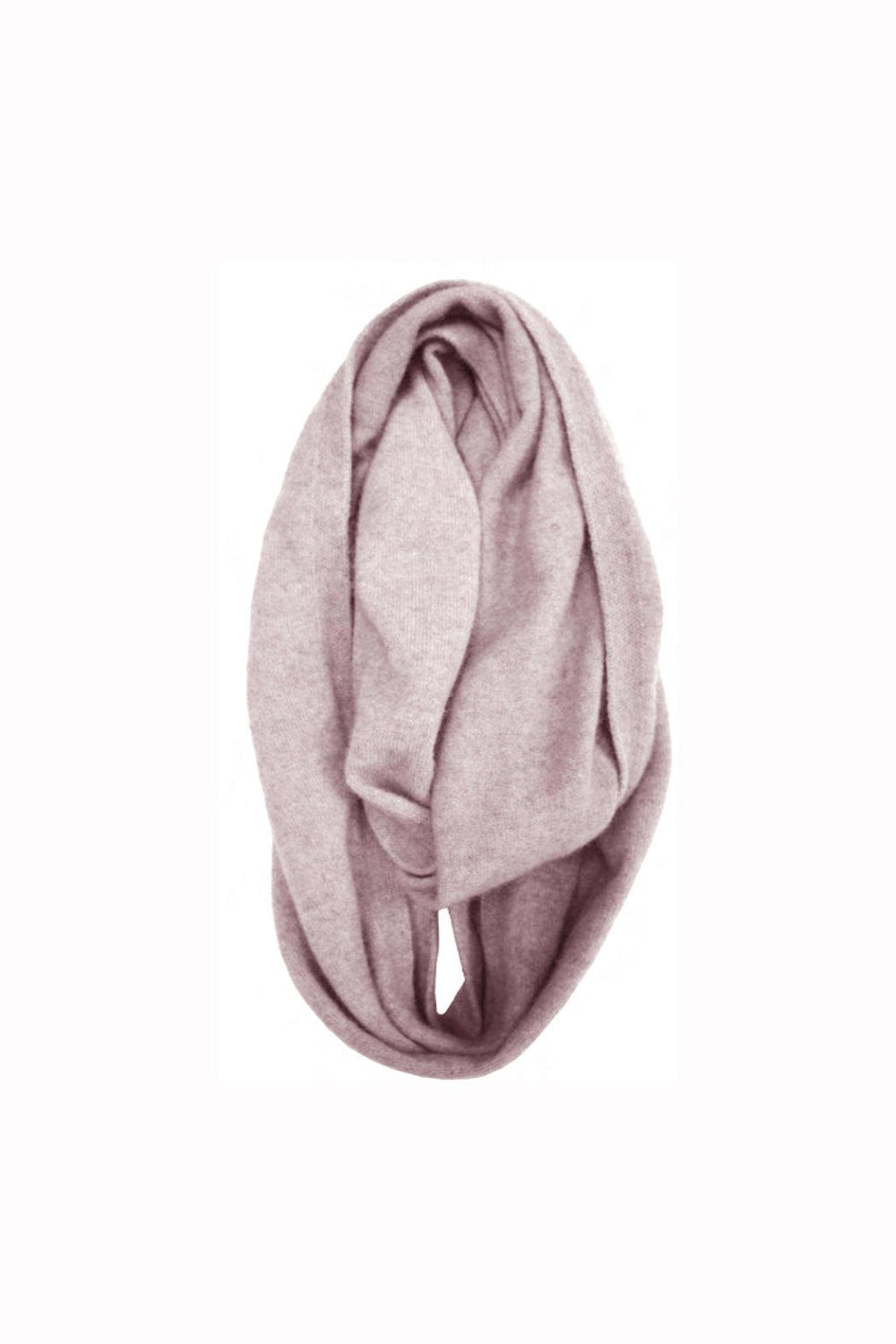 Pink loop scarf