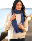 Classic Merino Possum Tassel Scarf