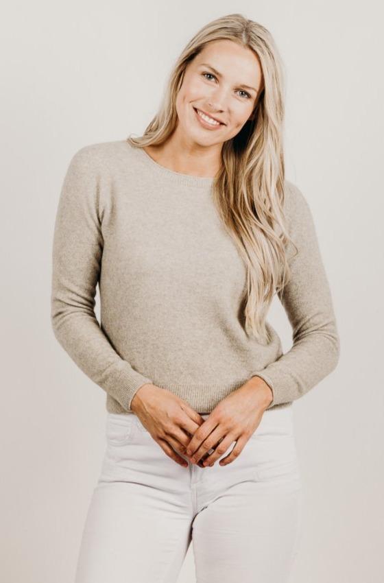 Cashmere Cropped Sweater - Kapeka NZ