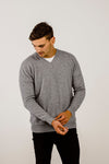 Cashmere V Neck Sweater - Kapeka NZ