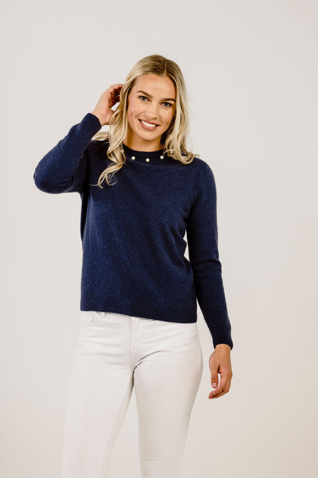 Cashmere Pearl Sweater - Kapeka NZ