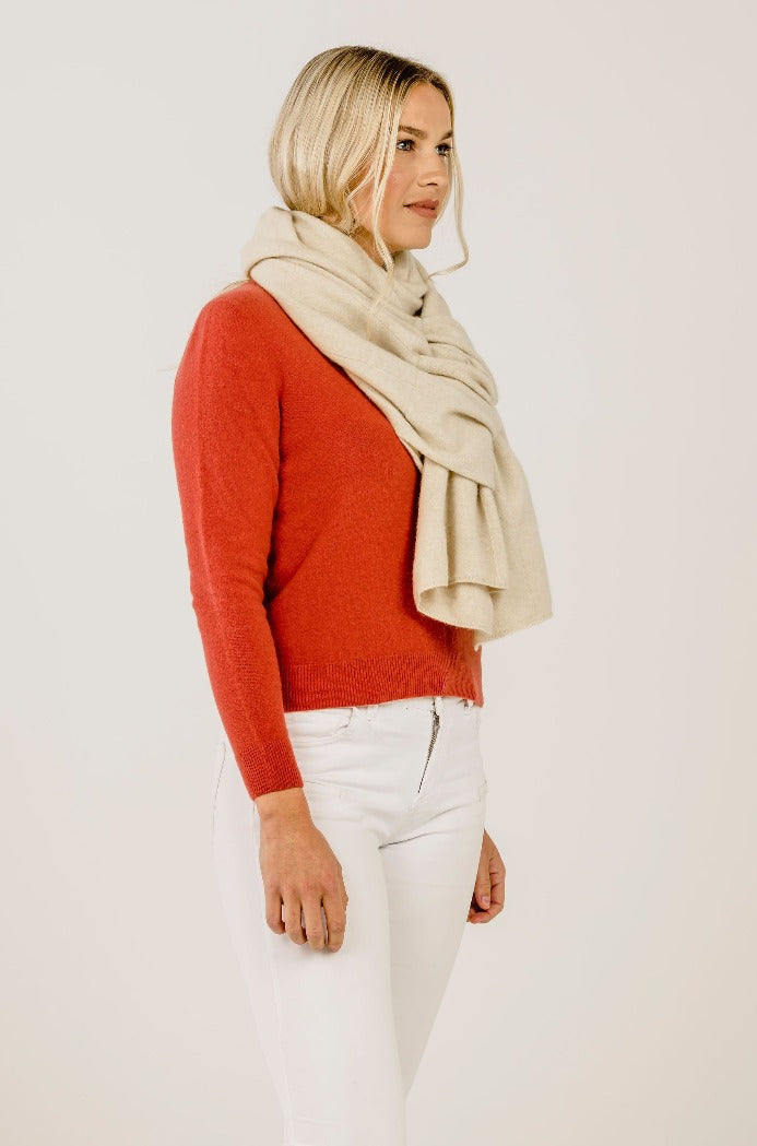 Cashmere Cropped Sweater - Kapeka NZ