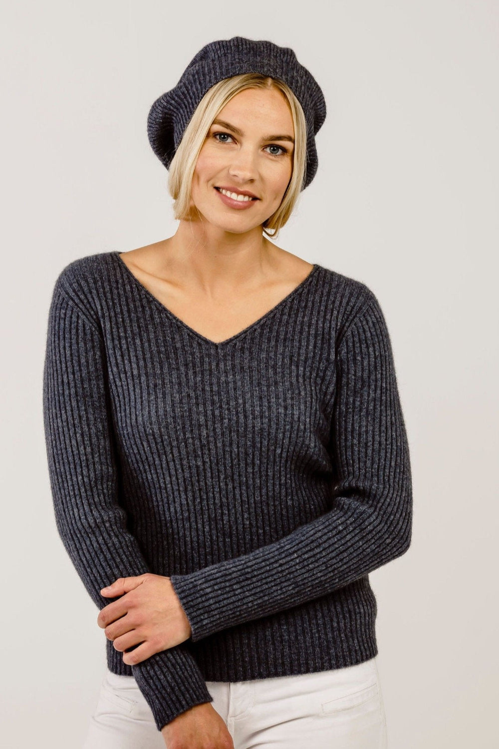 SNBYA.H 100% WASHABLE MERINO WOOL BERET