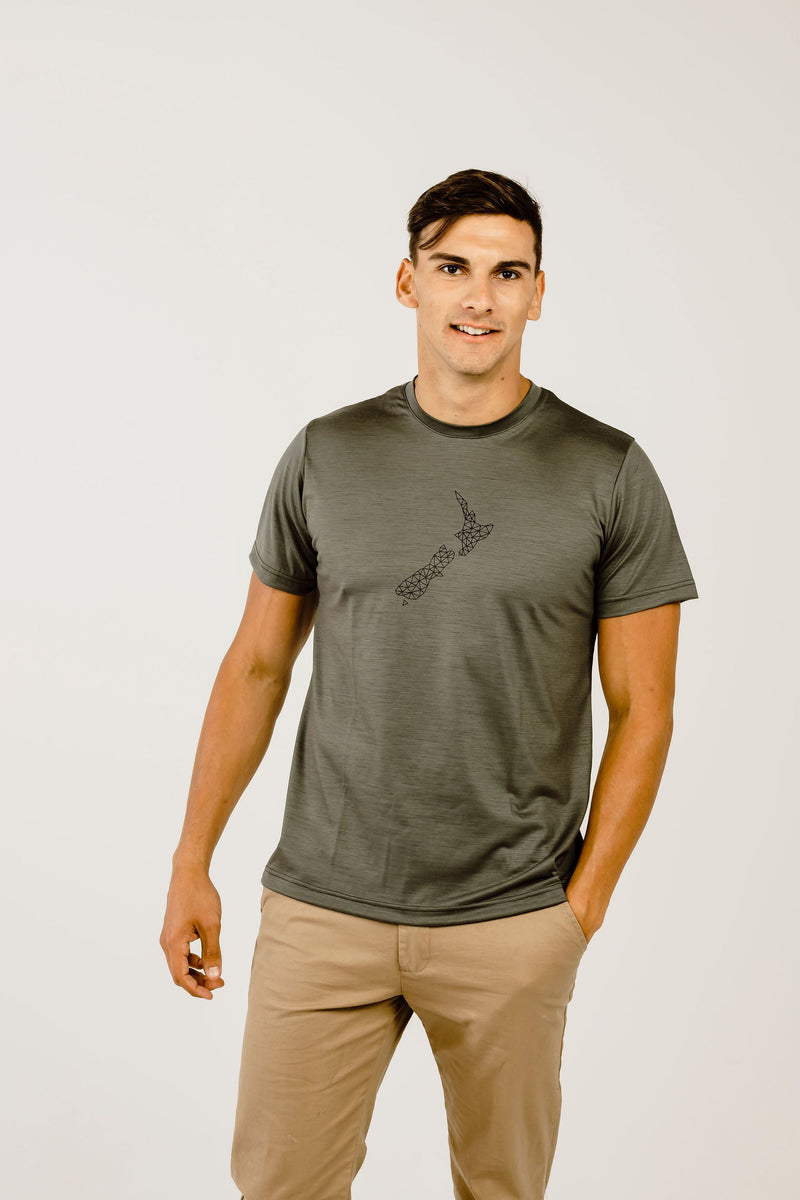 Merino NZ Short Sleeve T-Shirt - Kapeka NZ