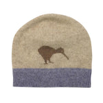 Kids Merinosilk Kiwi Beanie - Kapeka NZ. Protect your child from the cold and keep them warm in this cute Possum Merino beanie. Our feathery friend the kiwi will keep your child cosy and cuddly.