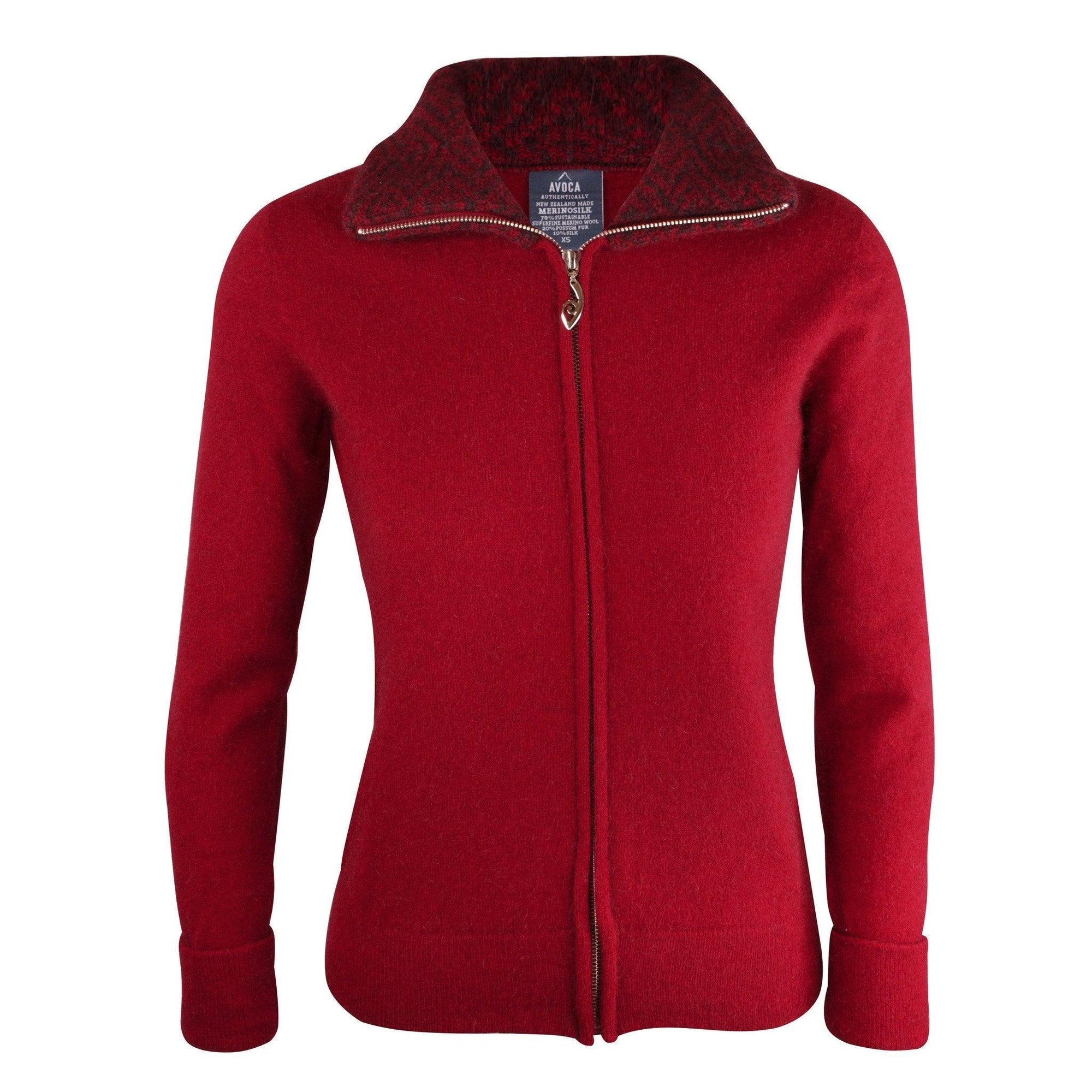 Merinosilk Pacific Trim Jacket - Kapeka NZ
