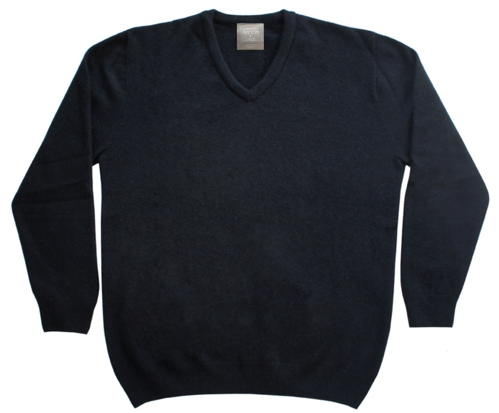 Merinosilk V Neck Sweater - Kapeka NZ