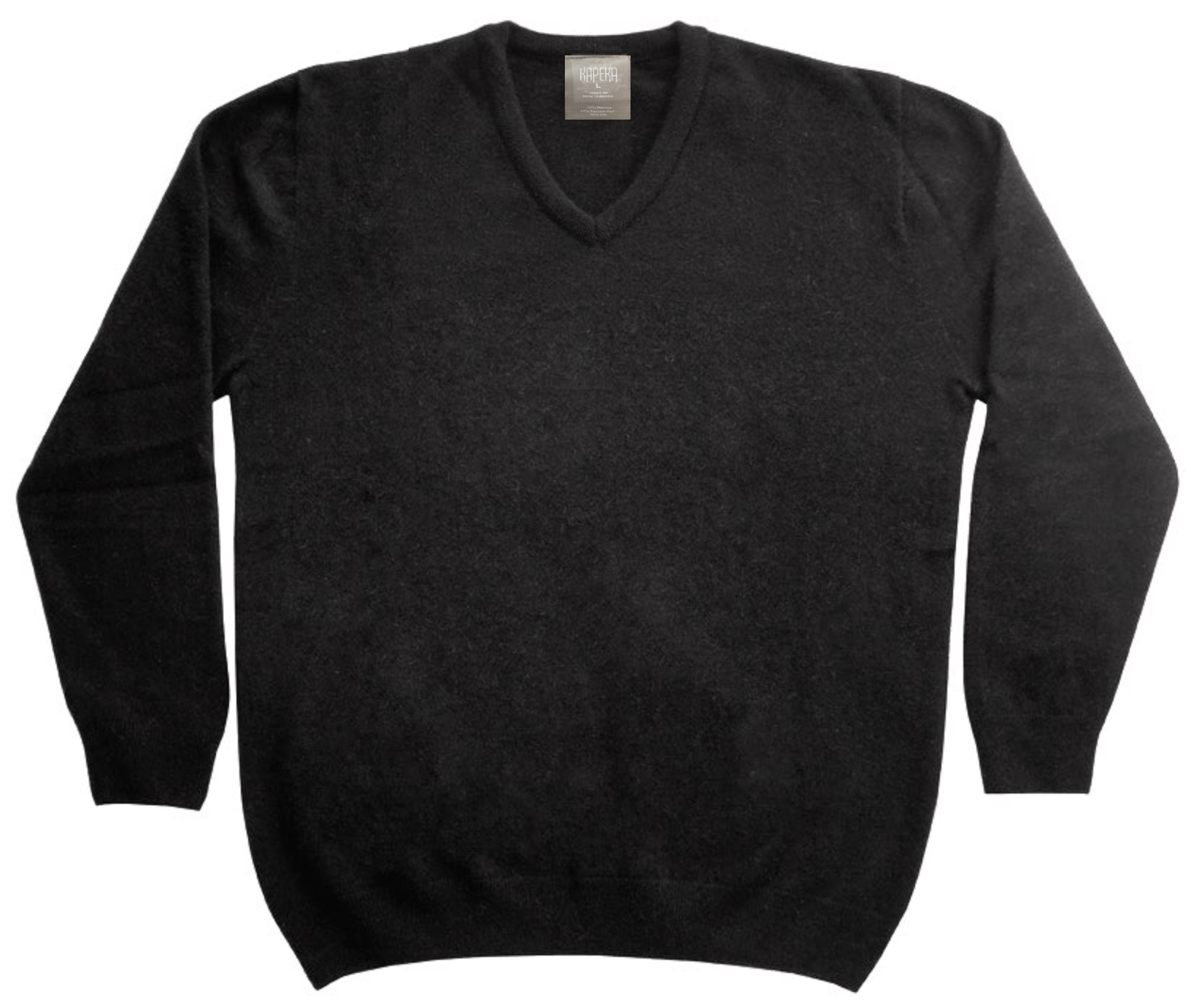 Merinosilk V Neck Sweater - Kapeka NZ