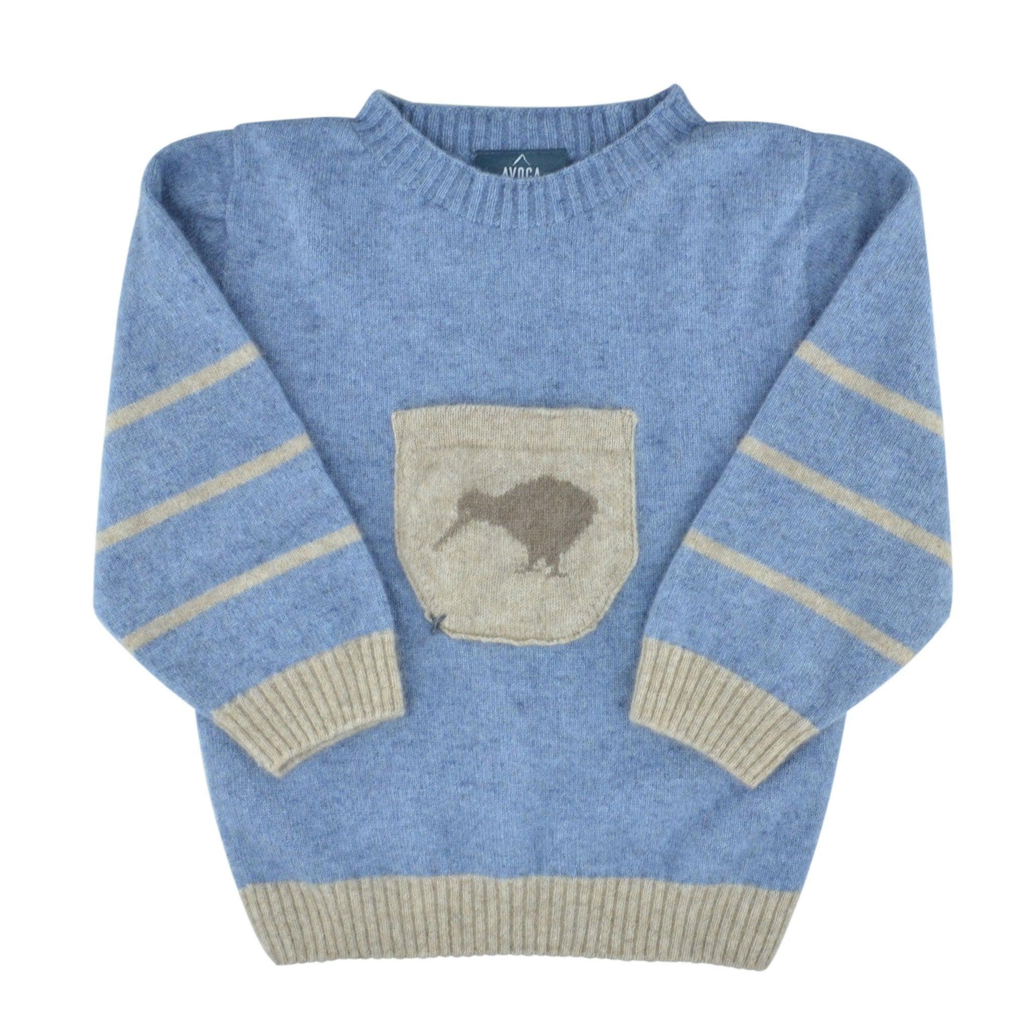 Countrytime】Made in New Zealand Wool-Possum-Nylon Sweater