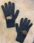 Merinosilk Kiwi Patch Gloves