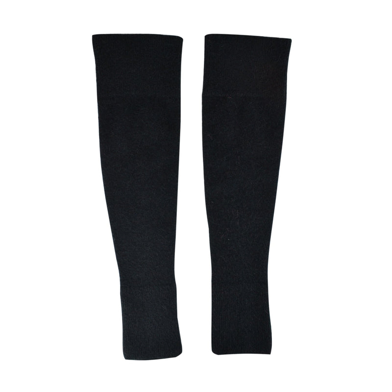 Thick Cotton Black Leg Warmers, Extra Long Boot Socks, Yoga Socks, Vegan  Accessorries -  New Zealand