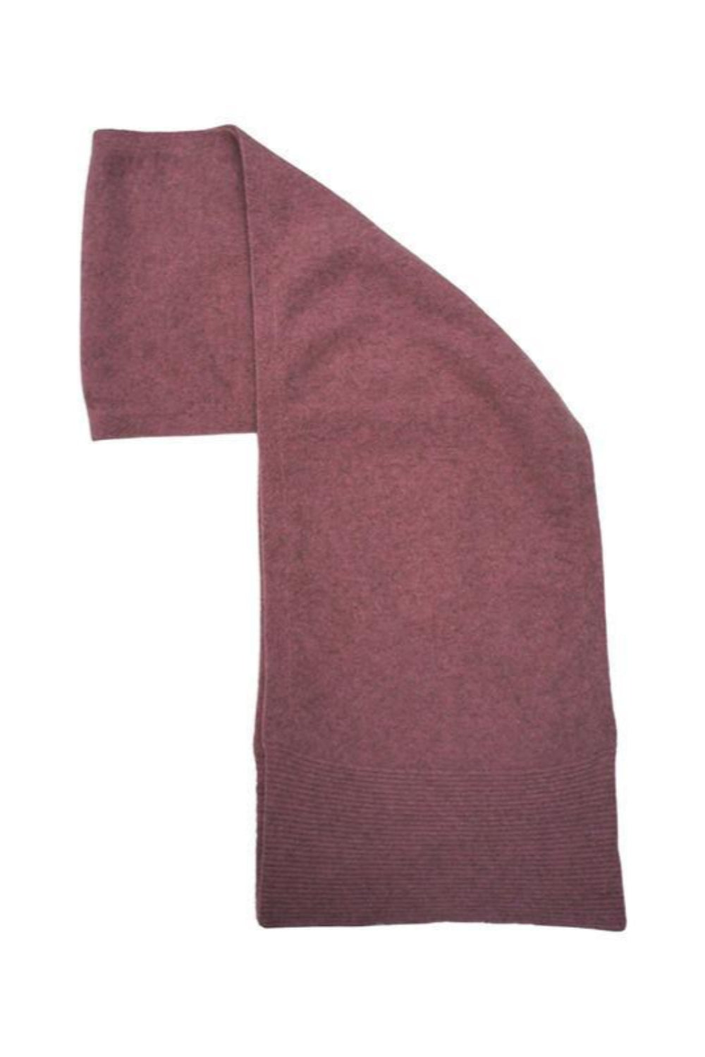 Merinosilk Fine-Ribbed Scarf - Kapeka NZ