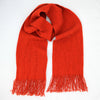 Possum Merino bright scarf with tassels - Kapeka NZ