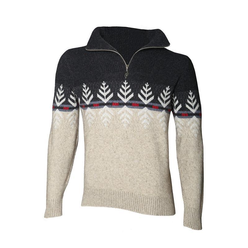 Merinosilk Silver Fern Sweater - Kapeka NZ